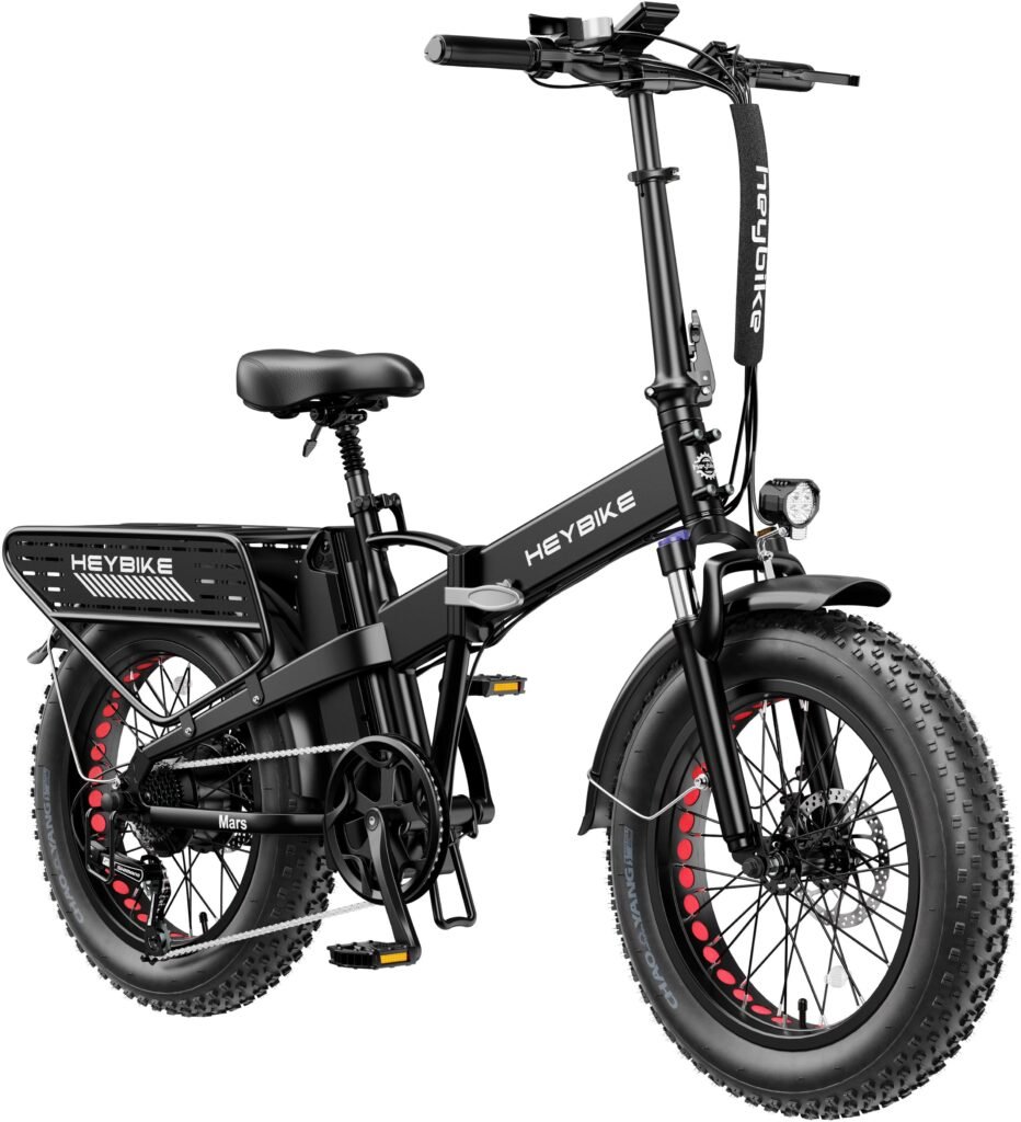 Heybike Mars 2.0 Foldable E-bike 45mi Max Operating Range 28 mph Max Speed-UL Certified from Kings Outlet