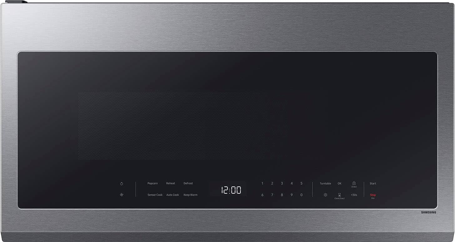 Kings Outlet Samsung 2.1 Cu. Ft. Over-the-Range Microwave Sensor Cooking Wi-Fi Connectivity Stainless Steel Samsung 2.1 Cu. Ft. Over-the-Range Microwave Sensor Cooking Wi-Fi Connectivity Stainless Steel from Kings Outlet