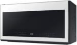 Samsung Bespoke 2.1 Cu. Ft. Over-the-Range Microwave Sensor Cooking Wi-Fi Connectivity White Glass from Kings Outlet