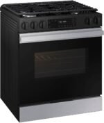 Samsung Bespoke 6.0 Cu. Ft. Slide-In Gas Range Precision Knobs Stainless Steel from Kings Outlet