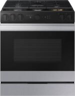 Samsung Bespoke 6.0 Cu. Ft. Slide-In Gas Range Air Sous Vide Stainless Steel from Kings Outlet