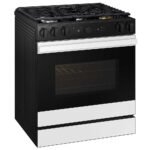 Samsung Bespoke 6.0 Cu. Ft. Slide-In Gas Range Air Sous Vide White Glass from Kings Outlet