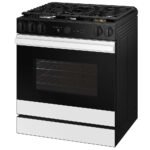 Samsung Bespoke 6.0 Cu. Ft. Slide-In Gas Range Air Sous Vide White Glass from Kings Outlet