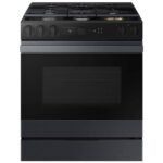 Samsung Bespoke 6.0 Cu. Ft. Slide-In Gas Range Air Sous Vide Matte Black Steel from Kings Outlet
