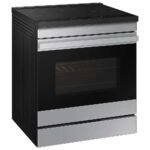 Samsung Bespoke 6.3 Cu. Ft. Slide-In Electric Induction Range Ambient Edge Lighting Stainless Steel from Kings Outlet