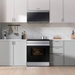 Samsung Bespoke 6.3 Cu. Ft. Slide-In Electric Induction Range Anti-Scratch Glass Cooktop Stainless Steel from Kings Outlet