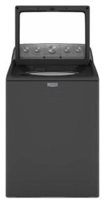Maytag 4.8 Cu. Ft. High Efficiency Top Load Washer Extra Power Button Volcano Black from Kings Outlet