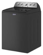 Maytag 4.8 Cu. Ft. High Efficiency Top Load Washer Extra Power Button Volcano Black from Kings Outlet