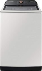 Samsung 5.5 Cu. Ft. High-Efficiency Smart Top Load Washer Auto Dispense System Ivory from Kings Outlet