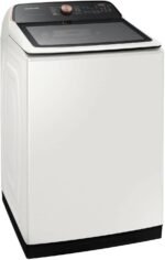Samsung 5.5 Cu. Ft. High-Efficiency Smart Top Load Washer Auto Dispense System Ivory from Kings Outlet