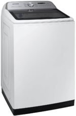 Samsung 5.2 Cu. Ft. High-Efficiency Smart Top Load Washer Super Speed Wash White from Kings Outlet