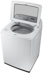 Samsung 5.2 Cu. Ft. High-Efficiency Smart Top Load Washer Super Speed Wash White from Kings Outlet