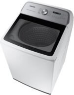 Samsung 5.2 Cu. Ft. High-Efficiency Smart Top Load Washer Super Speed Wash White from Kings Outlet