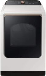 Samsung 7.4 Cu. Ft. Smart Electric Dryer Steam Sensor Dry Ivory from Kings Outlet