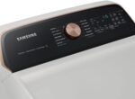 Samsung 7.4 Cu. Ft. Smart Electric Dryer Steam Sensor Dry Ivory from Kings Outlet