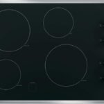 GE 30" Built-In Electric Cooktop Stainless Steel on Black from Kings Outlet