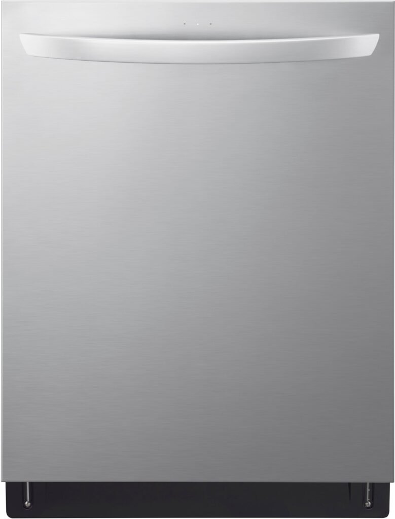 LG 24" Top Control Smart Built-in Stainless Steel Tub Dishwasher 3rd Rack QuadWash Pro from Kings Outlet