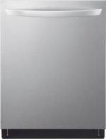 LG 24" Top Control Smart Built-in Stainless Steel Tub Dishwasher 3rd Rack QuadWash Pro from Kings Outlet