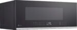 LG 1.3 Cu. Ft. Low-Profile Over-The-Range Microwave Sensor Cook Zero Clearance Door Black from Kings Outlet
