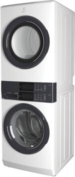 Electrolux Laundry Tower Single Unit Front Load 4.4 Cu. Ft. Washer 8 Cu. Ft. from Kings Outlet