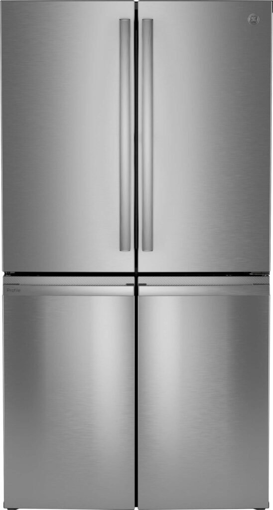 GE Profile 28 Cu. Ft. 4-Door French Door Smart Refrigerator Fully Convertible Temperature Zone from Kings Outlet