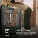 LG 5.5 Cu. Ft. High Efficiency Smart Top Load Washer EasyUnload Matte Black from Kings Outlet