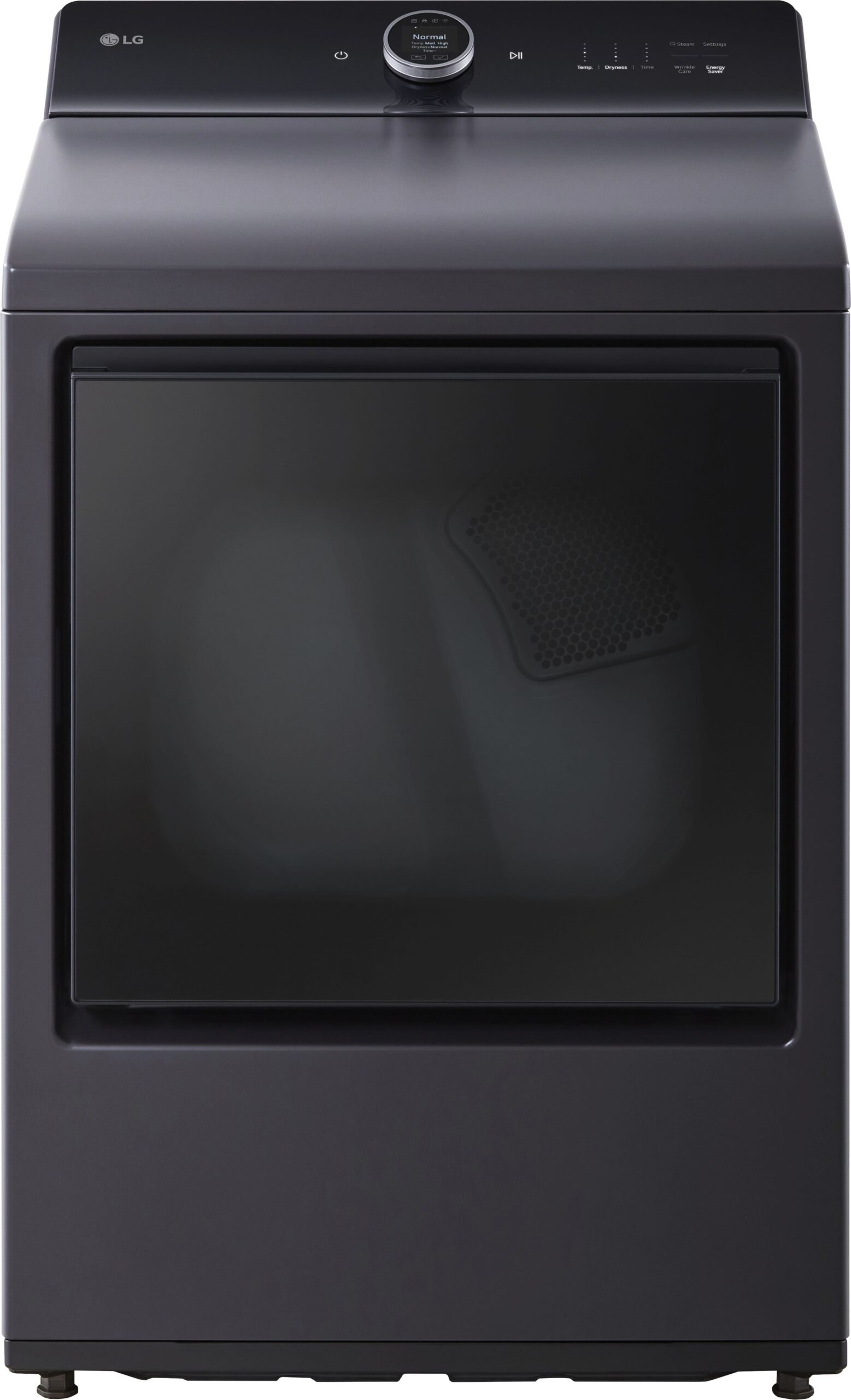 Kings Outlet LG 7.3 Cu. Ft. Smart Electric Dryer Steam EasyLoad Door Matte Black LG 7.3 Cu. Ft. Smart Electric Dryer Steam EasyLoad Door Matte Black from Kings Outlet