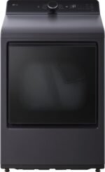 LG 7.3 Cu. Ft. Smart Gas Dryer EasyLoad Door Matte Black from Kings Outlet