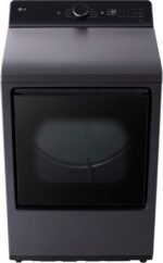 LG 7.3 Cu. Ft. Smart Gas Dryer EasyLoad Door Matte Black from Kings Outlet