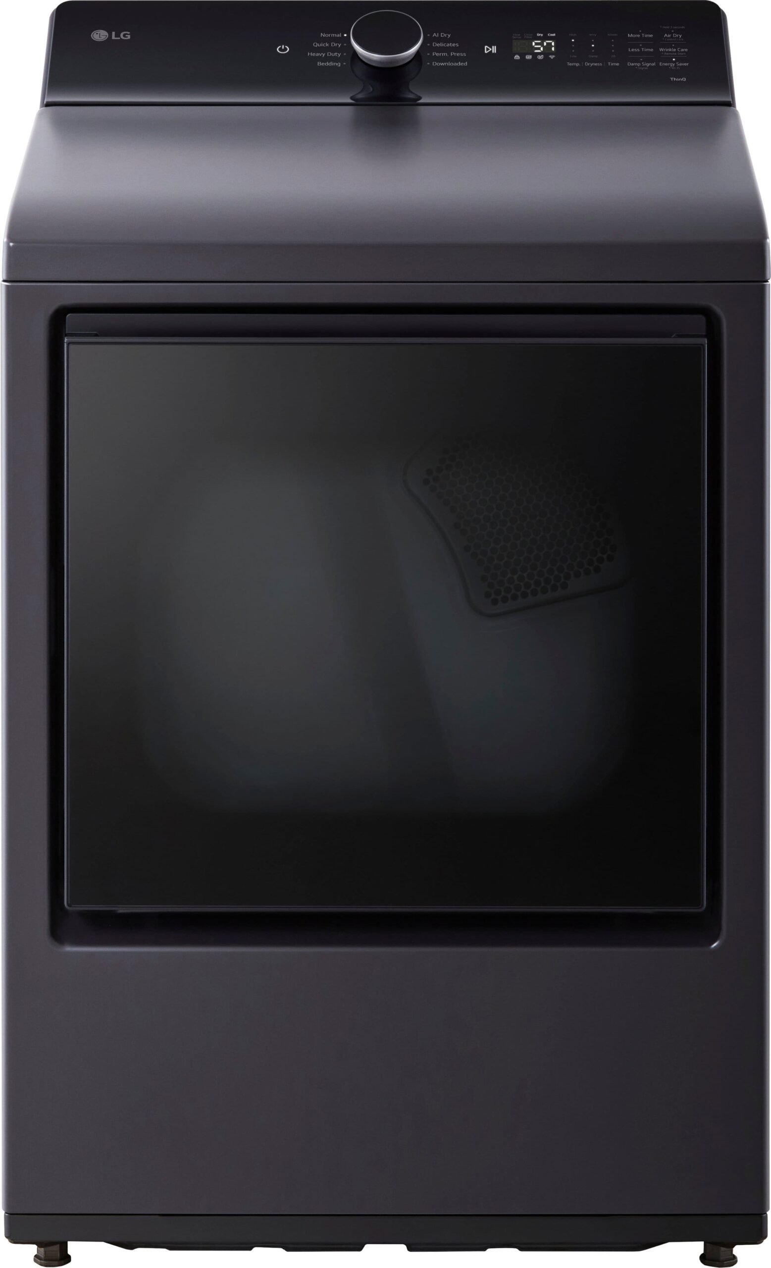 Kings Outlet LG 7.3 Cu. Ft. Smart Electric Dryer EasyLoad Door Matte Black LG 7.3 Cu. Ft. Smart Electric Dryer EasyLoad Door Matte Black from Kings Outlet