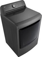 LG 7.3 Cu. Ft. Electric Dryer Sensor Dry Monochrome Grey from Kings Outlet