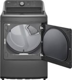 LG 7.3 Cu. Ft. Electric Dryer Sensor Dry Monochrome Grey from Kings Outlet