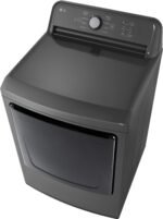 LG 7.3 Cu. Ft. Electric Dryer Sensor Dry Monochrome Grey from Kings Outlet
