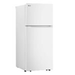 LG 17.5 Cu. Ft. Garage Ready Top-Freezer Refrigerator Reversible Doors White from Kings Outlet