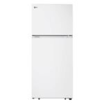 LG 17.5 Cu. Ft. Garage Ready Top-Freezer Refrigerator Reversible Doors White from Kings Outlet