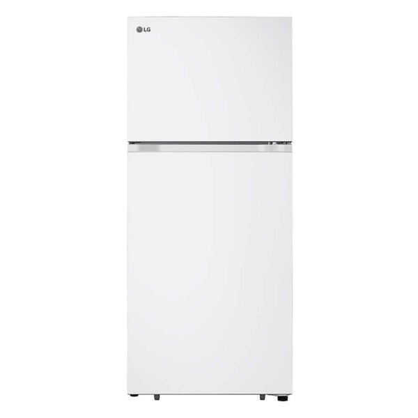 LG 17.5 Cu. Ft. Garage Ready Top-Freezer Refrigerator Reversible Doors White from Kings Outlet