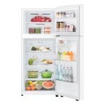 LG 17.5 Cu. Ft. Garage Ready Top-Freezer Refrigerator Reversible Doors White from Kings Outlet
