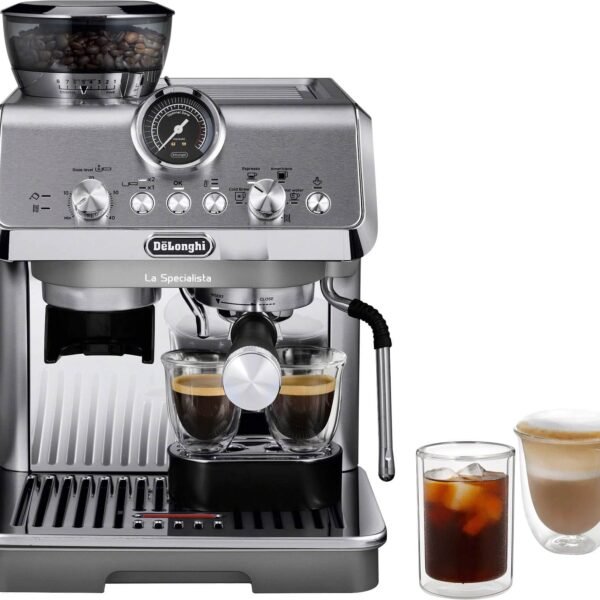 De Longhi La Specialista Arte Evo Espresso Machine Cold Brew Stainless Steel from Kings Outlet