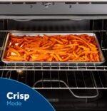 GE 5.3 Cu. Ft. Freestanding Electric Range Self-Clean Steam Cleaning Option Crisp Mode Stainless from Kings Outlet
