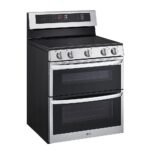 LG 7.3 Cu. Ft. Freestanding Double Oven Electric True Convection Range EasyClean Air Fry from Kings Outlet