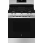 GE 5.3 Cu. Ft. Freestanding Gas Convection Range Steam Cleaning EasyWash Oven Tray Stainless from Kings Outlet