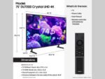 Samsung 75" Class DU7200 Series Crystal UHD 4K Smart Tizen TV 2024 from Kings Outlet