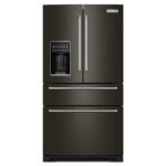 KitchenAid 26 cu. ft. French Door Refrigerator Ice Water Dispenser Black Stainless Steel from Kings Outlet