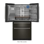 KitchenAid 26 cu. ft. French Door Refrigerator Ice Water Dispenser Black Stainless Steel from Kings Outlet