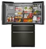 KitchenAid 26 cu. ft. French Door Refrigerator Ice Water Dispenser Black Stainless Steel from Kings Outlet