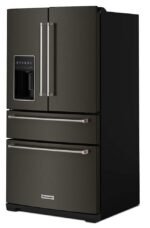 KitchenAid 26 cu. ft. French Door Refrigerator Ice Water Dispenser Black Stainless Steel from Kings Outlet