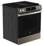 GE 5.3 Cu. Ft. Slide-In Gas Convection Range Steam Cleaning EasyWash Tray Slate from Kings Outlet