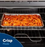 GE 5.3 Cu. Ft. Freestanding Electric Range Self-Clean Steam Cleaning Option Crisp Mode Slate from Kings Outlet