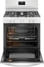 Frigidaire 5.1 Cu. Ft Freestanding Gas Range Quick Boil Burner White from Kings Outlet