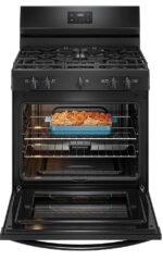 Frigidaire 5.1 Cu. Ft Freestanding Gas Range Quick Boil Burner Black from Kings Outlet